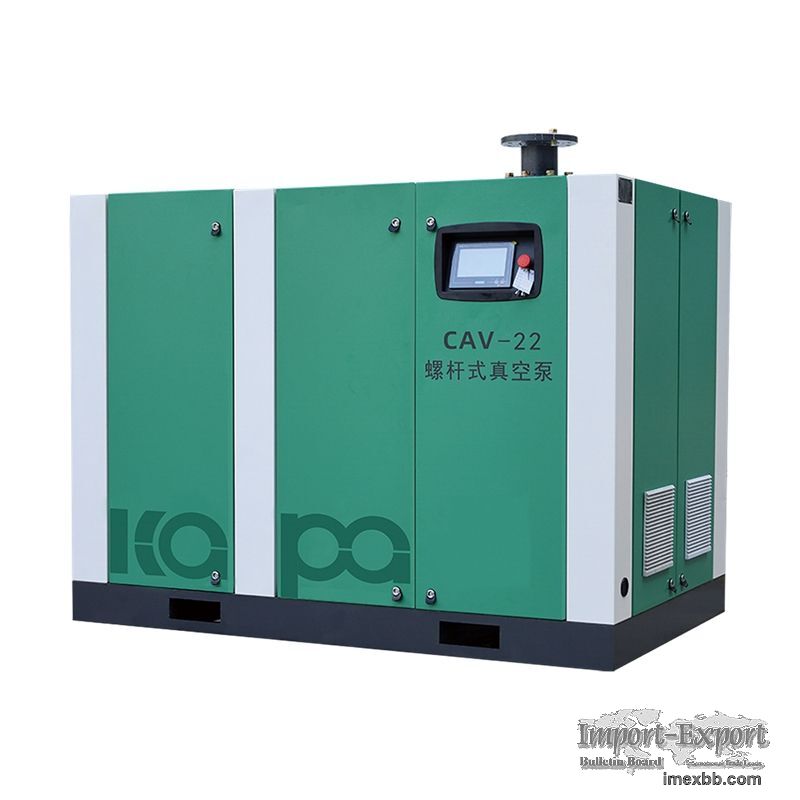 Variable frequency screw vacuum pump