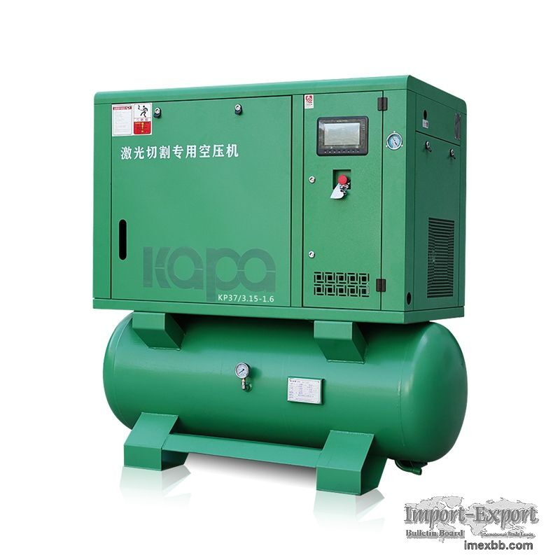 4 in 1 integratea air compressor for laser catter