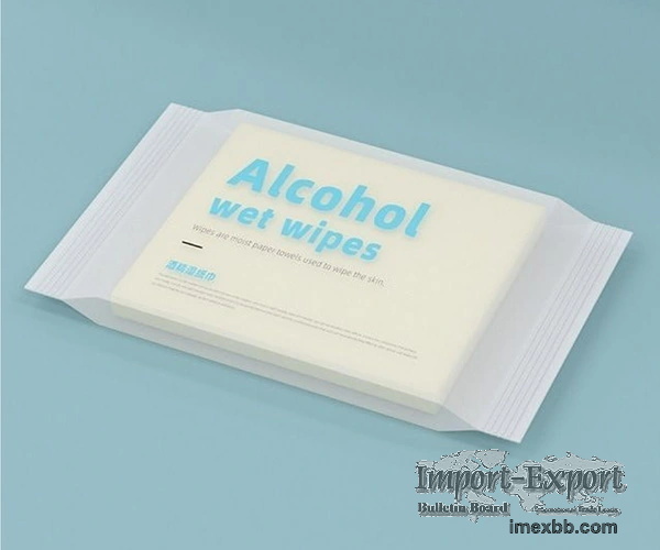 Alcohol Wet Wipes Packaging