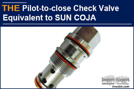 For Hydraulic Pilot-to-close check valve equivalent to SUN COJA, AAK receiv
