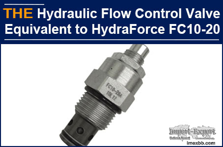 For Hydraulic Cartridge Flow Control Valve equivalent to HydraForce FC10-20