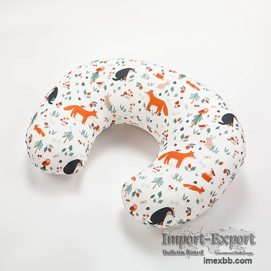 Animals in Forest Nursing Support Pillow