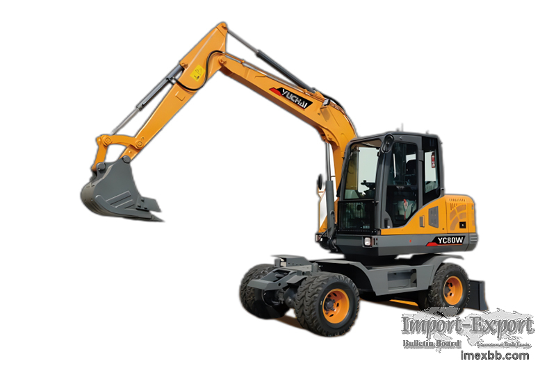 Yuchai YC90W wheel excavator