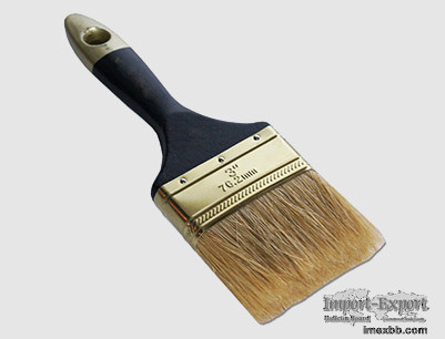 3 in. Wood Handle Bristle Paint Brush
