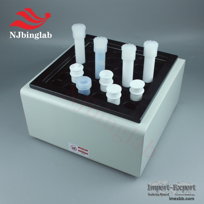 Closed graphite sample digestion system laboratory acid remover