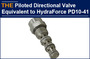 Piloted directional valve equivalent to HydraForce PD10-41 passed testing, 