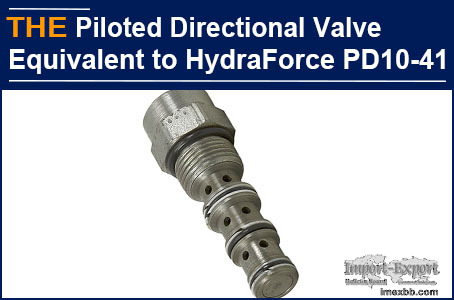 Piloted directional valve equivalent to HydraForce PD10-41 passed testing, 