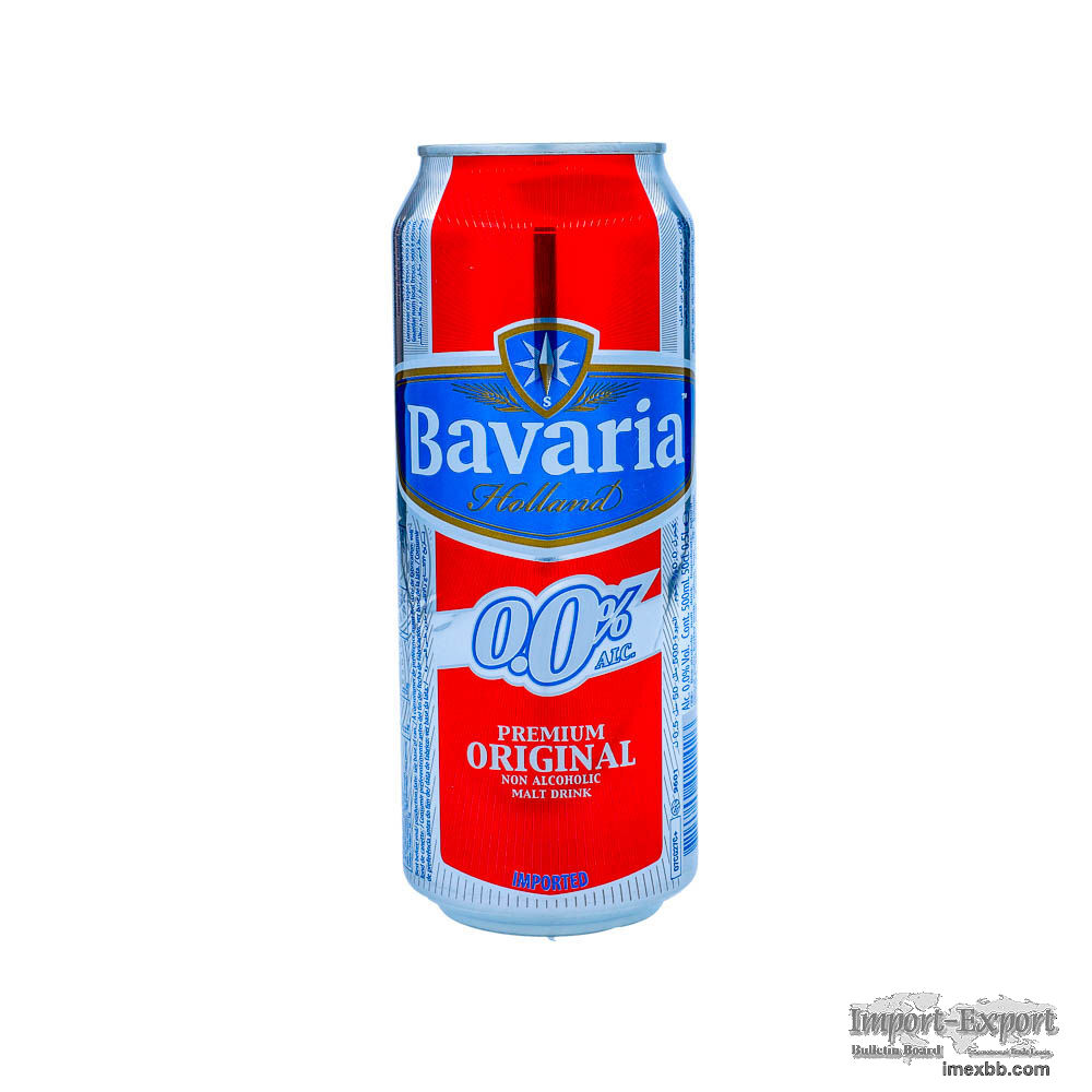 Bavaria Original Non-Alcoholic Beer 500ml pack of 24
