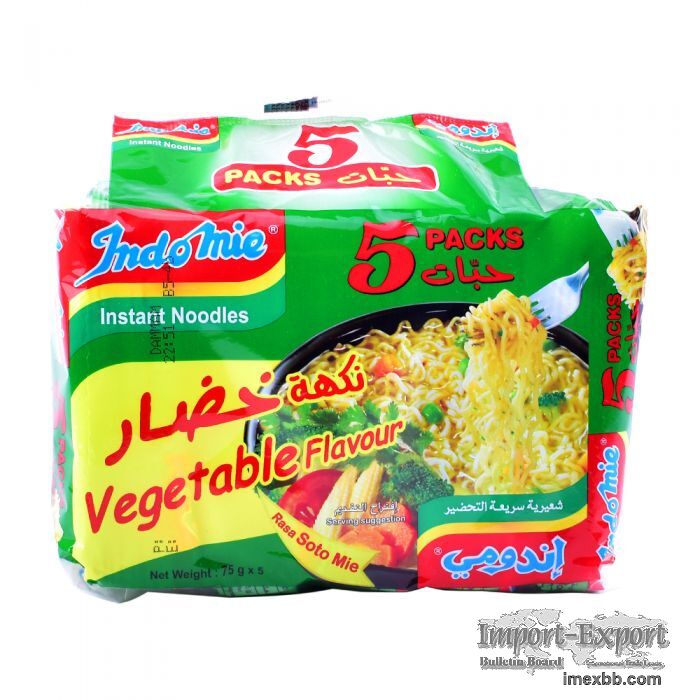 Indomie Vegetable Flavour Instant Noodles 120g x 5