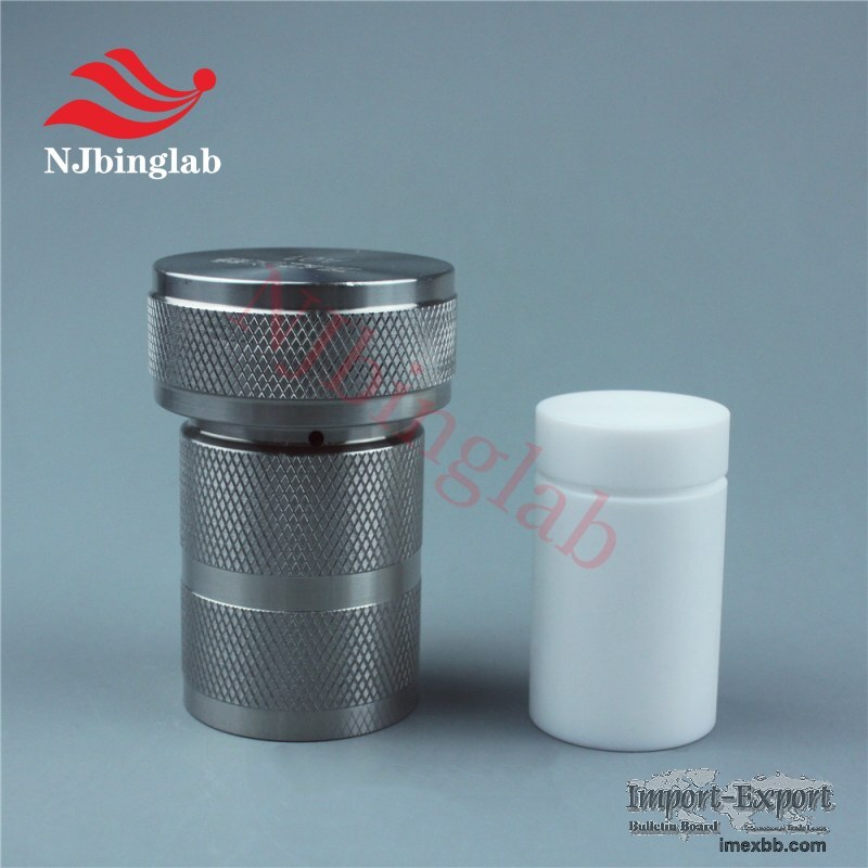 High pressure digestion vessel for geologically insoluble samples