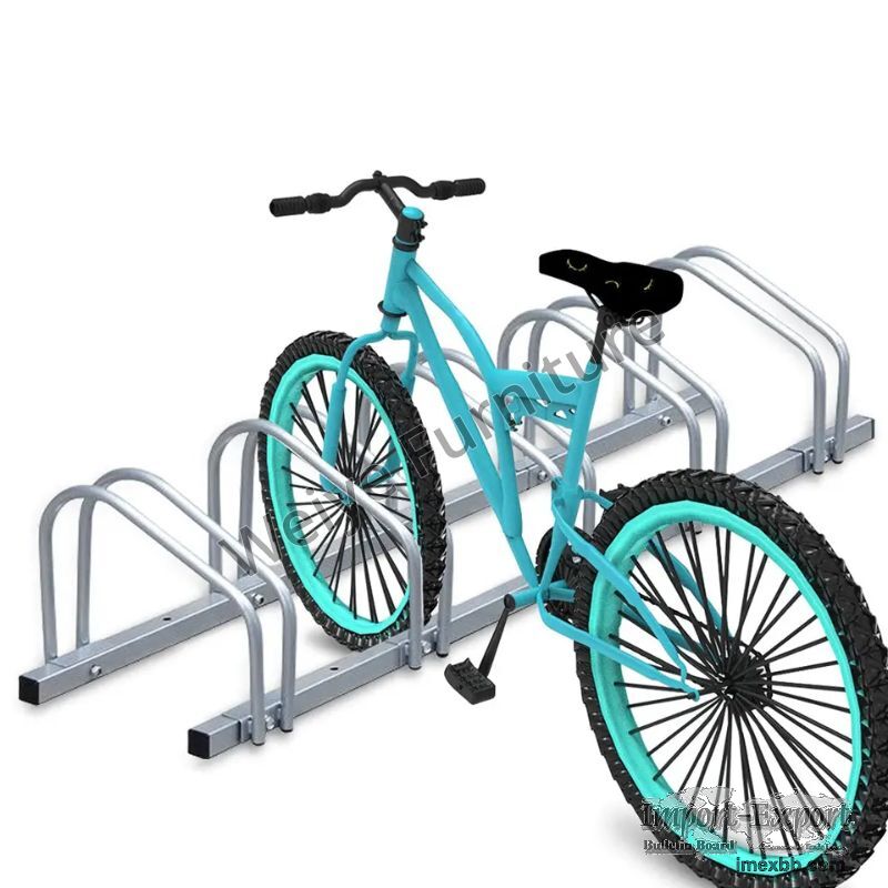 Hot Dip Galvanized Steel Lo-Hoop Bicycle Racks