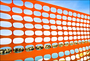 Orange Plastic Mesh Temporary Fence