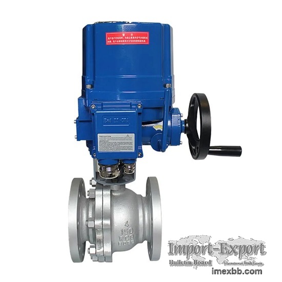 Explosion Proof Electric Ball Control Valve, 4 in, 150 LB