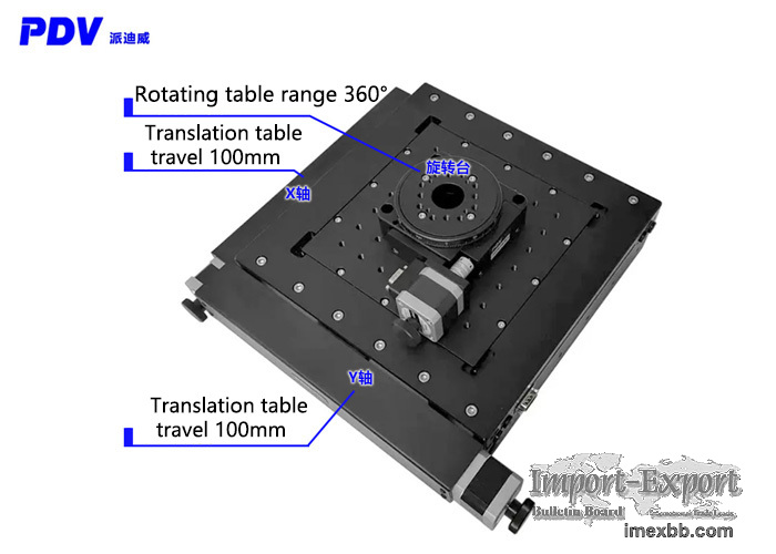 Motoriz Combined Stage XY Translation Table Electric Lifting Slide Table