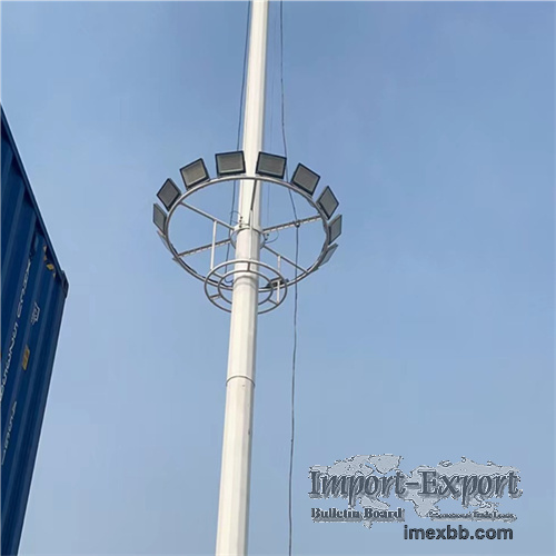15~40m 220V park LED high pole light can be raised and lowered