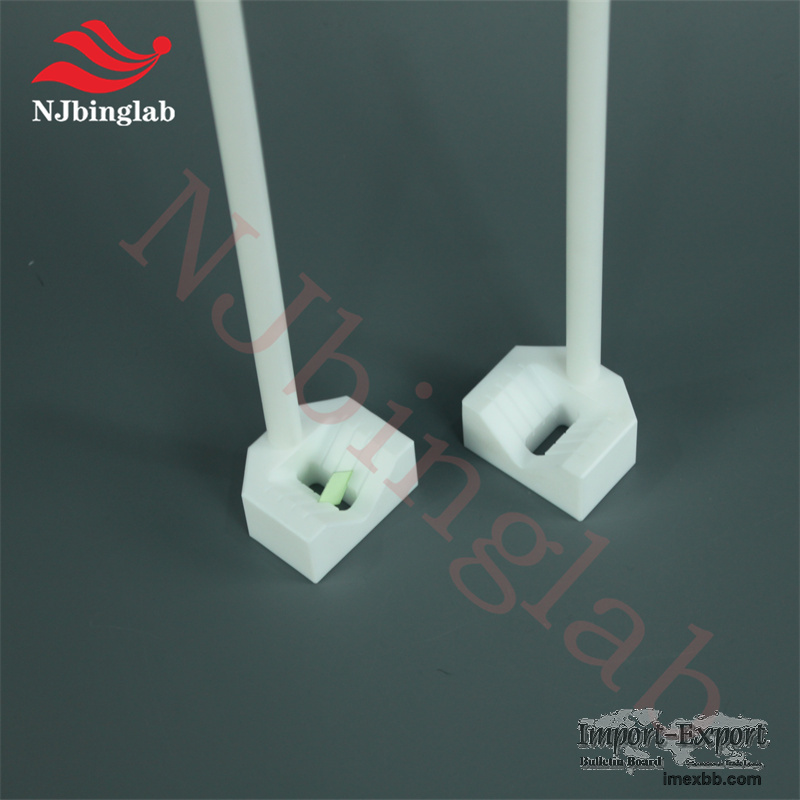 NJbinglab PTFE wafer cassette for 12*12mm silicon wafer cleaning