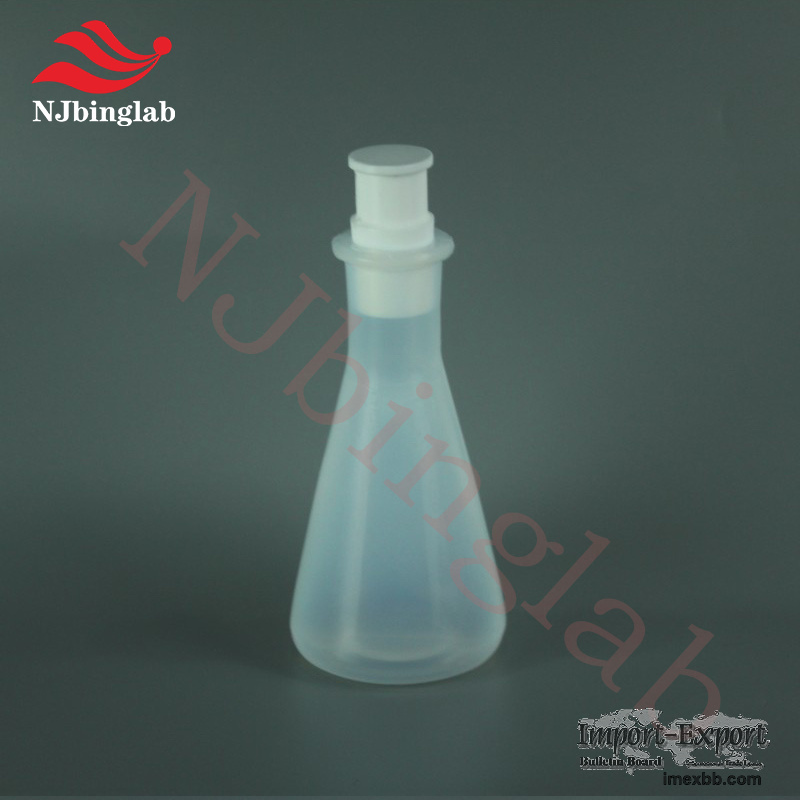 NJbinglab PFA Erlenmeyer Flask for High purity substances research