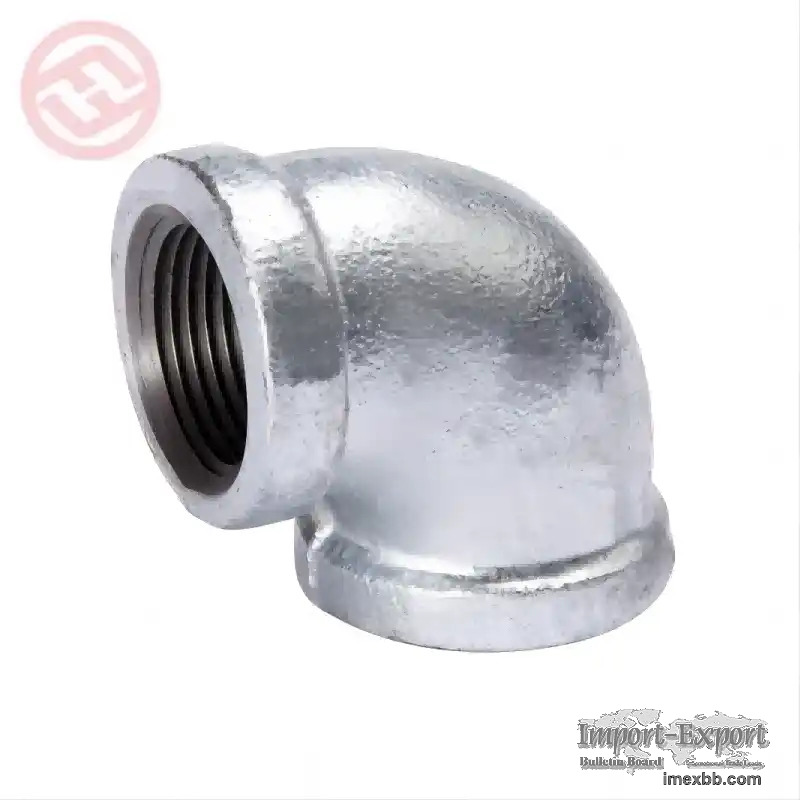 High Quality Iron fittings Galvanized Elbow Manufacturer