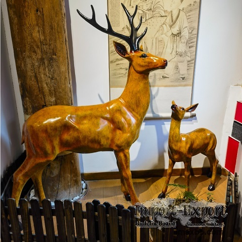 Bronze Animal Round Sculptures