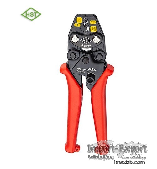 HST 0.3-5.5mm2 Non-Insulated Ratchet Crimping Tool (A-228A)