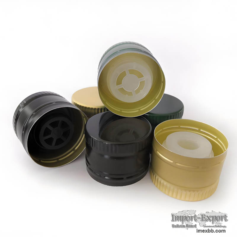 Custom 31.5mm*24mm Olive Oil Bottle Cap – Aluminum-Plastic Cap/Plastic Cap 