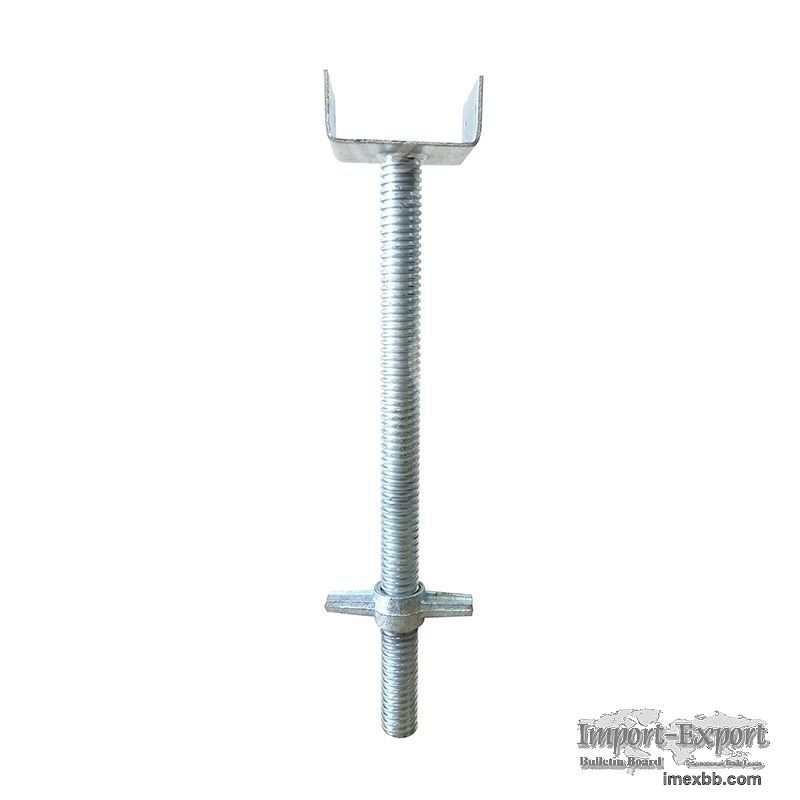 Adjustable Fork Head Jack Base Formwork Beam Steel Prop System