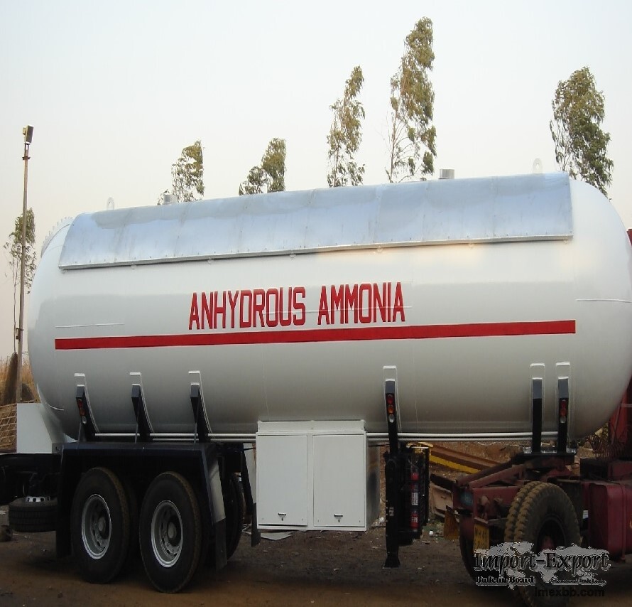 Ammonia rail tank