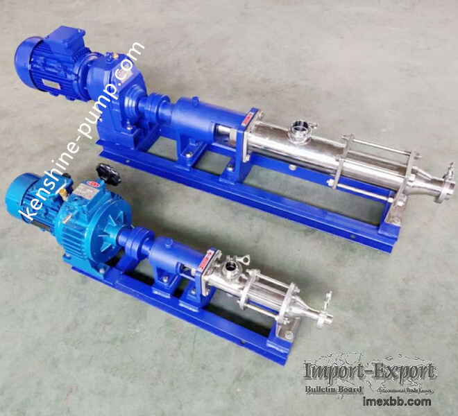 Stainless steel screw pump