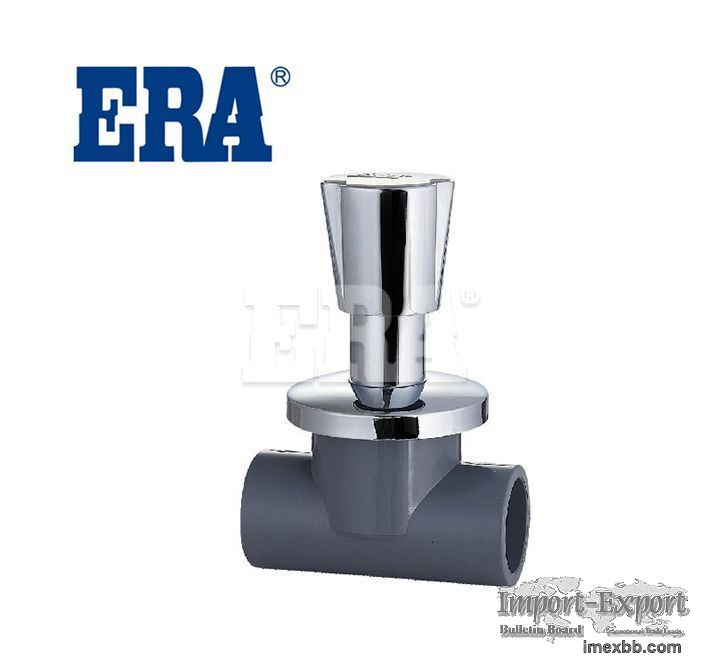 CPS013 CPVC Stop Valve With Chrome Handle