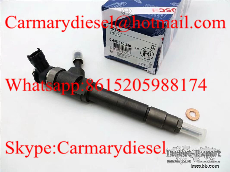 BOSCH Genuine common rail fuel injector 0445110250 for Mazda BT-50 WLAA-13-