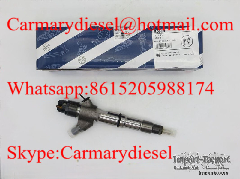 BOSCH Common rail injector 0445120224,0445120170 for WEICHAI WP10 612600080