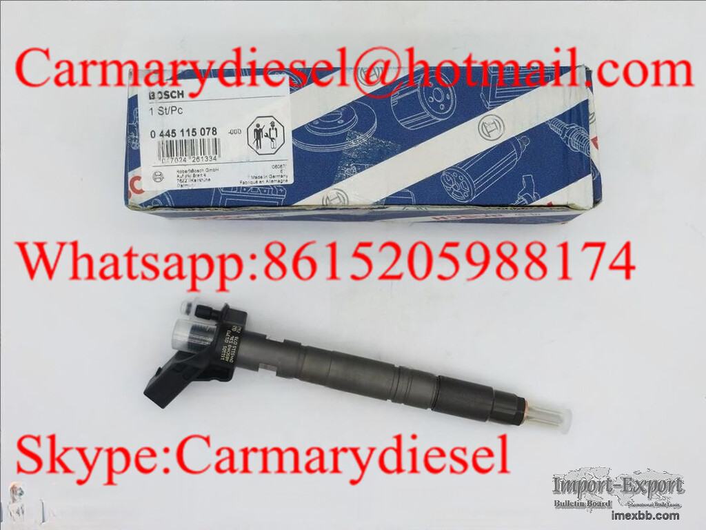 BOSCH Piezo fuel injector 0445115078, 0445115051 for VW, AUDI 059130277AA, 
