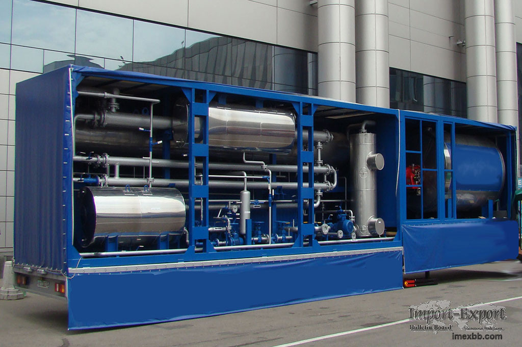 Mobile mini-processing plant with a capacity of 20 tons of diesel fuel (Eur