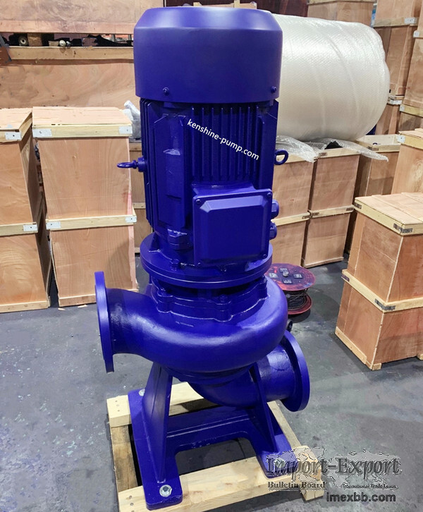 Single stage single suction vertical sewage pump