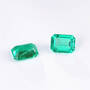 Colombia Green Color Octagon Emerald Cut Lab Grown Emerald