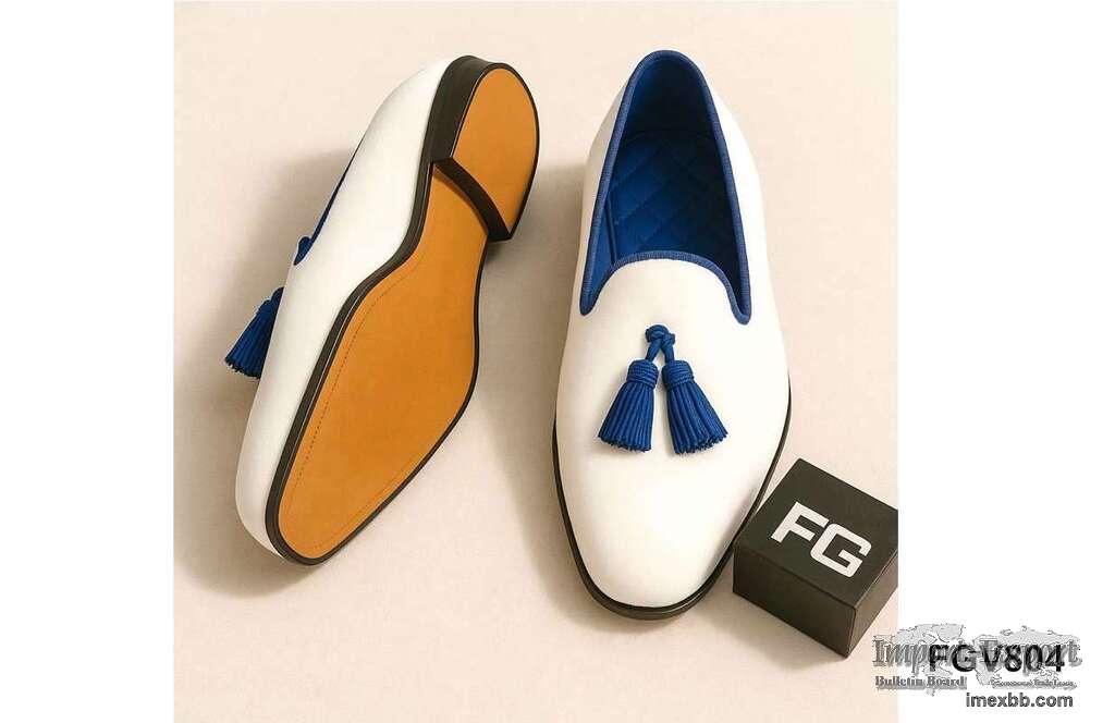 Royal tassel velvet slippers