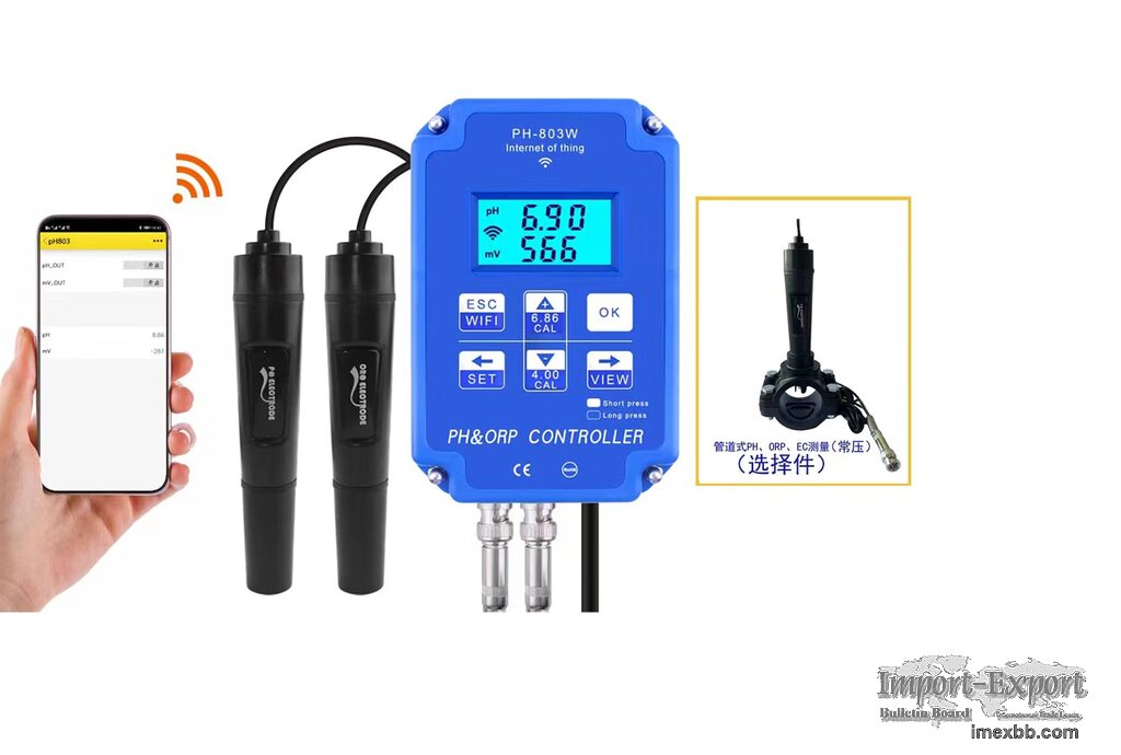 PH-803W Wifi803 internet of things ph& ORP controller
