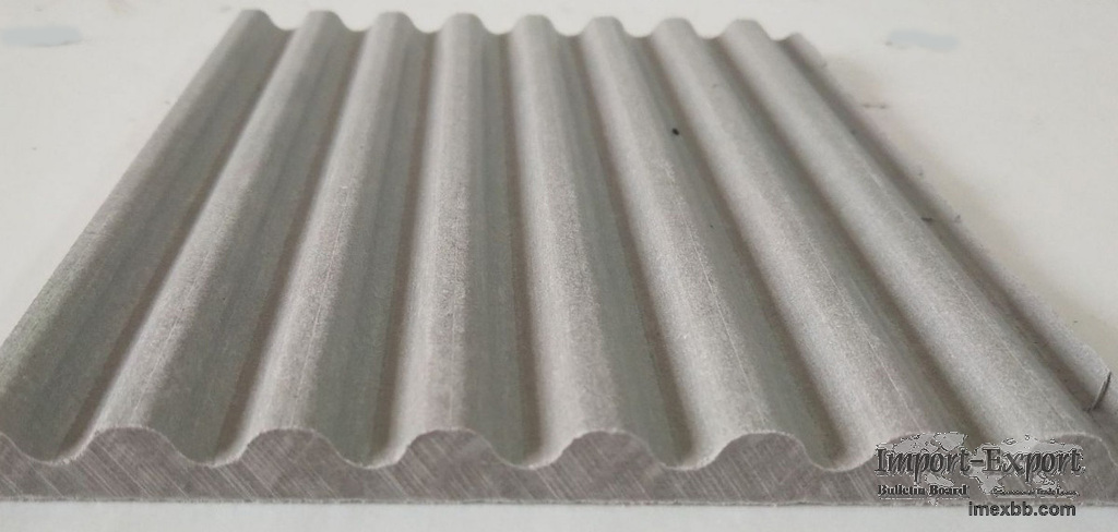 Facade decorative Grooved Fiber Cement Board with outstanding designs