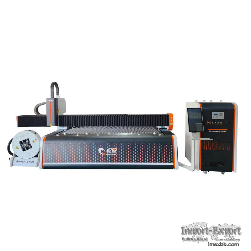 Sheet metal plate-tube integrated laser cutting machine
