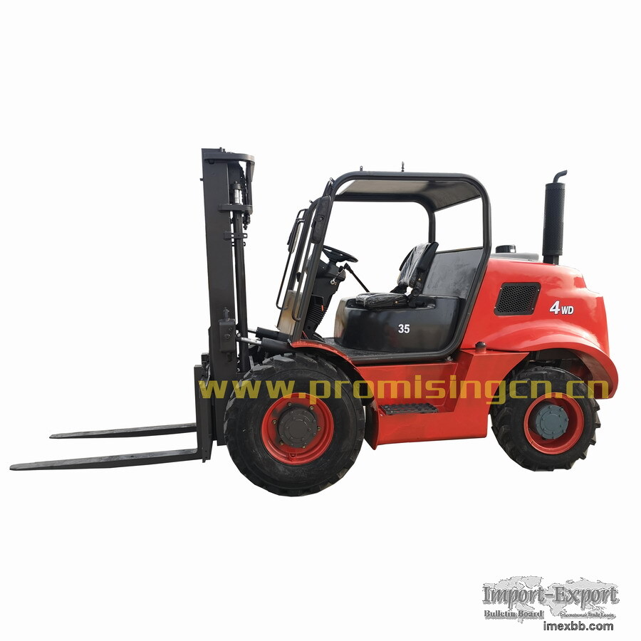 3.5T Rough Terrain Forklift All-time 2WD/4WD