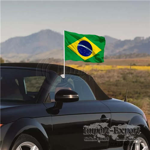Brazil Car Flag