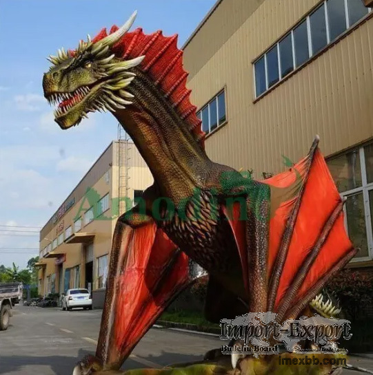 Animatronic dragons for exhibition
