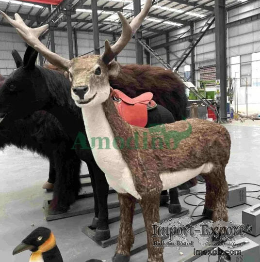 Animatronic Realistic Raindeer for Park and Exhibition
