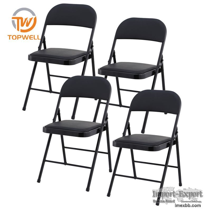 Folding Chair PVC Seat Powder Coating Legs DC-7247