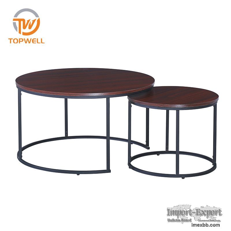 Coffee table Rock Beam Top Powder Coating Legs CT-330