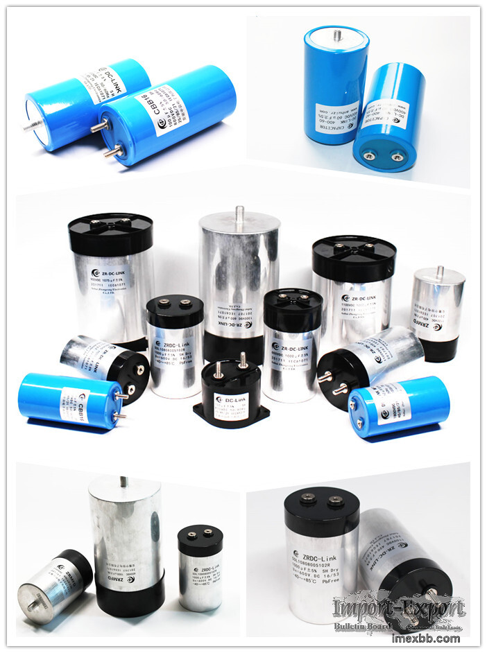 Metallized Film DC-Link Capacitors For Filtering / Resonance / Snubber