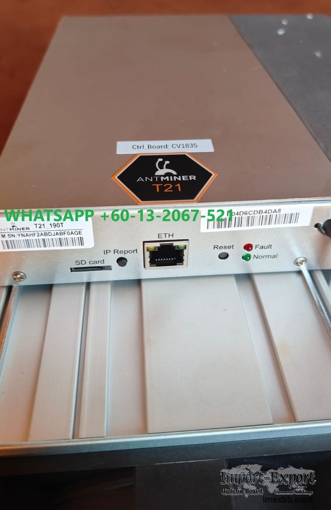 Bitcoin Miner T21 asic miner server mining 190T $799 wholesale bulk order