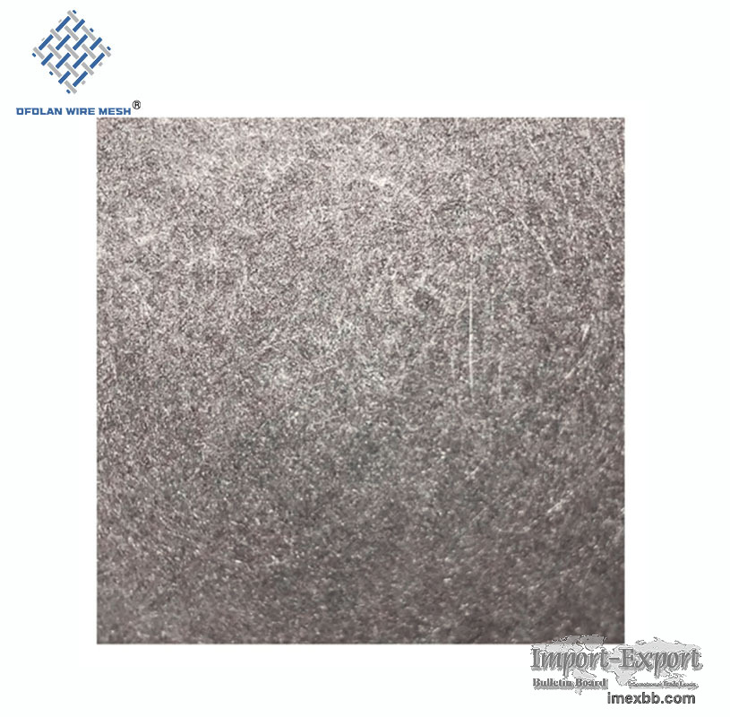 Battery titanium mesh