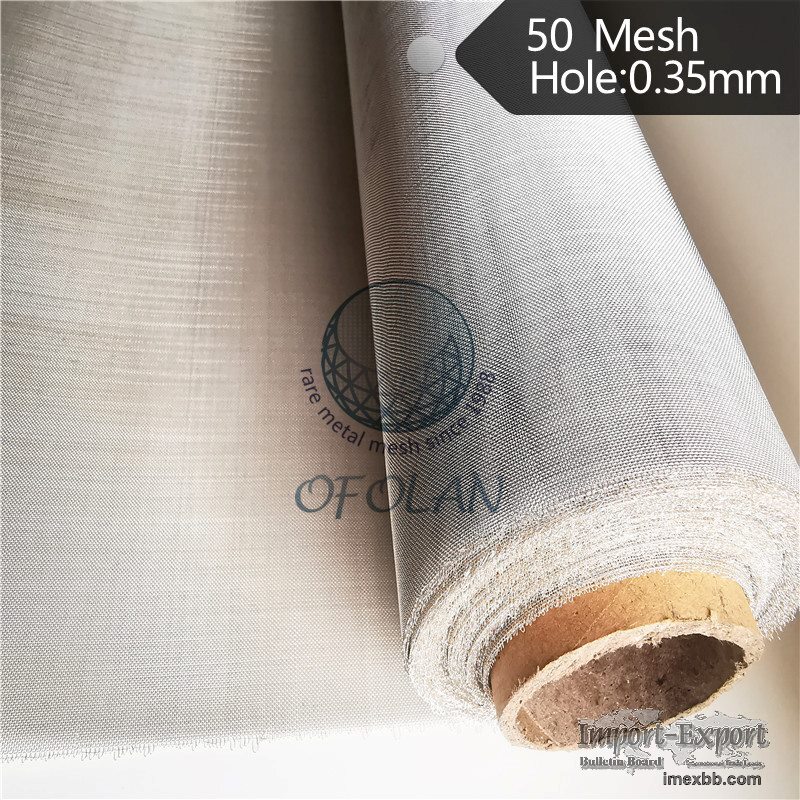 Mirabilite pulp titanium filter screen