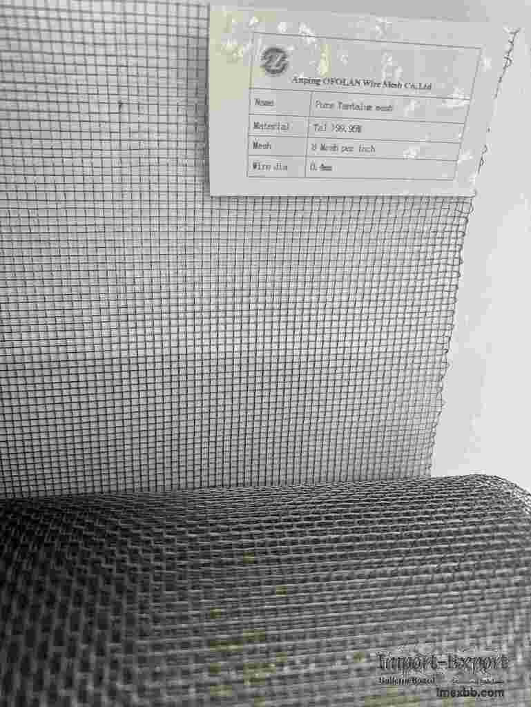 High Temperature Tantalum Wire Mesh